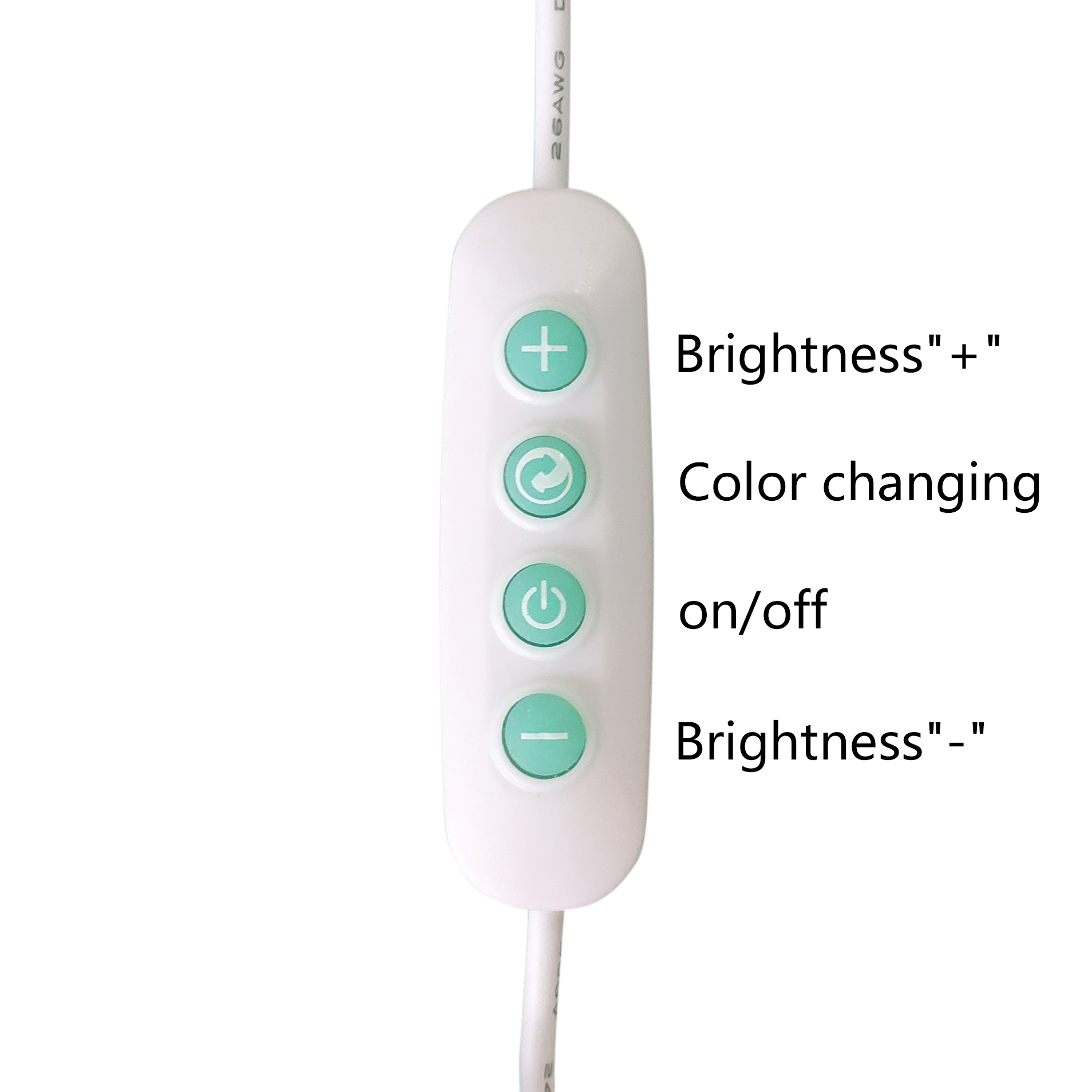 7 color RGB LED NIGHERA DE LED de madera ovalada con interruptor de atenuador USB
