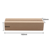 Rectangle Wood Light Base LED Night Light Stand con cable de interruptor USB