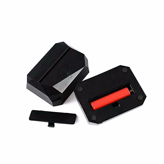 Control remoto Base de lámpara LED recargable negra para acrílico