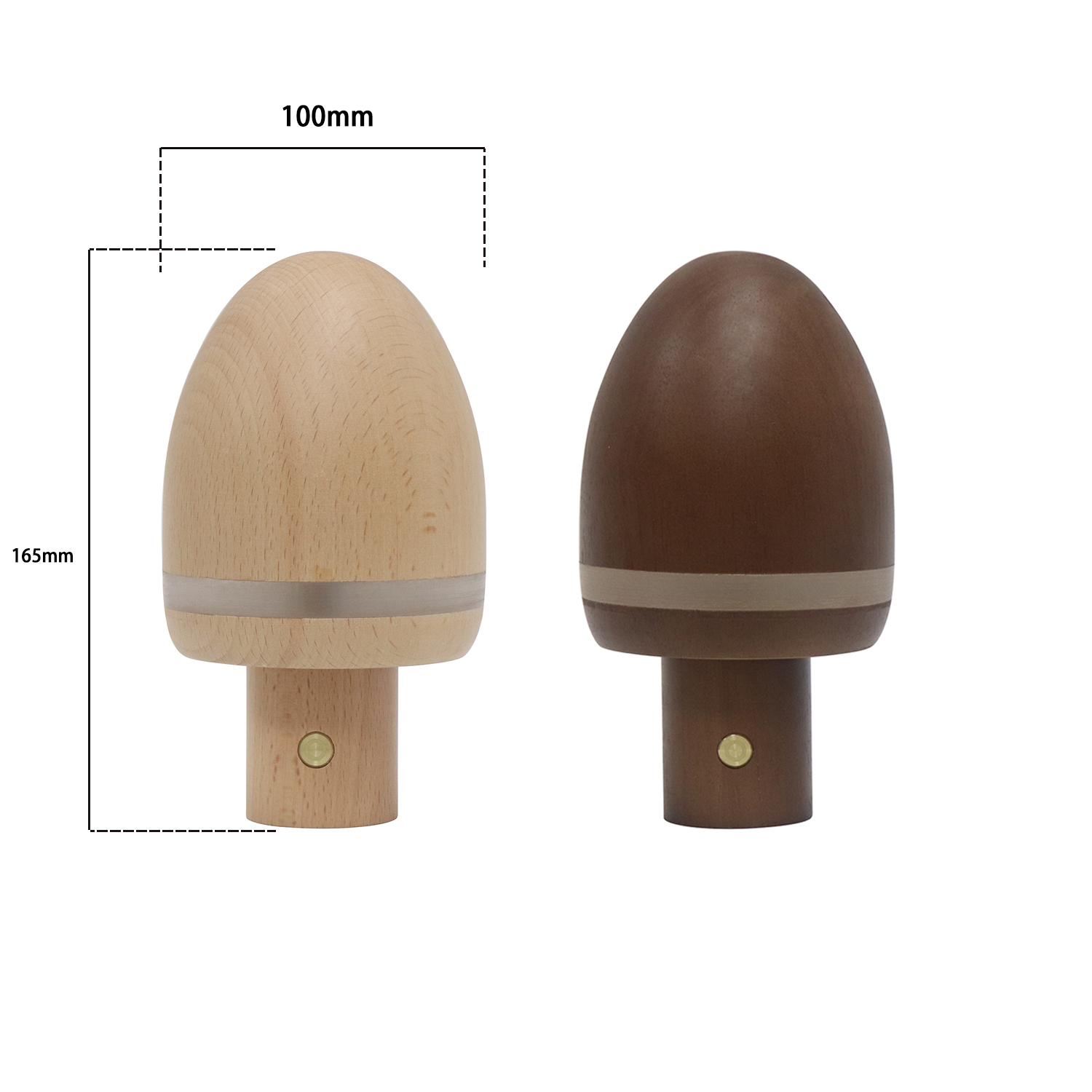 Pequeña forma de madera de forma de helado