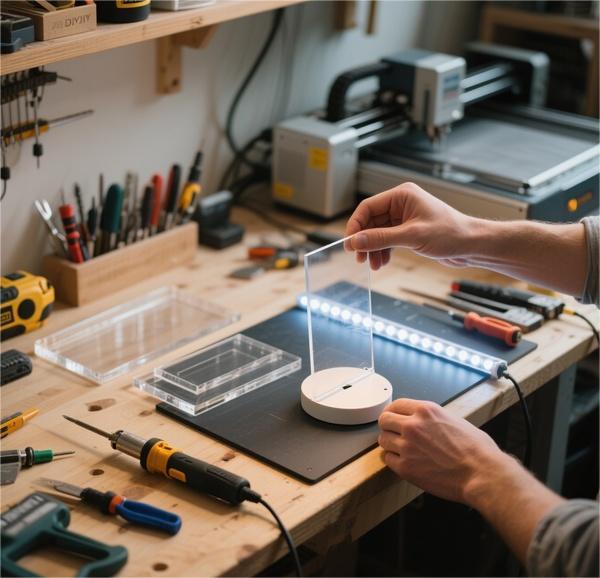 Cubierta de l&aacute;mpara acr&iacute;lica-600x600