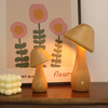 Regalo de luz nocturna de lámpara de hongos rotativos para niñas