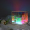 USB Cube 3D Lámpara acrílica Room colorida Luz nocturna para dormitorio 