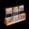 Foto personalizada U Forma A acrílico LED Foto Frame Light