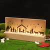 Navidad Nachtlampje Jesús Acrílico UV Noche Lámpara de luz