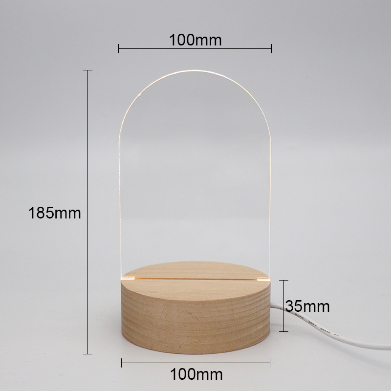 Arch Shape Diy Acrílico Night Light