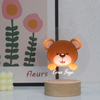 Lindos animales acrílico UV Night Light 