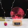 Lámpara de visualización creativa 3D personalizada Bluetooth 3D Luz de mesa LED recargable