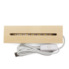 Base de lámpara de luz nocturna LED de madera USB para acrílico