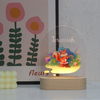 Nombre personalizado Lámpara acrílica UV Luz nocturna de animales pequeños usb