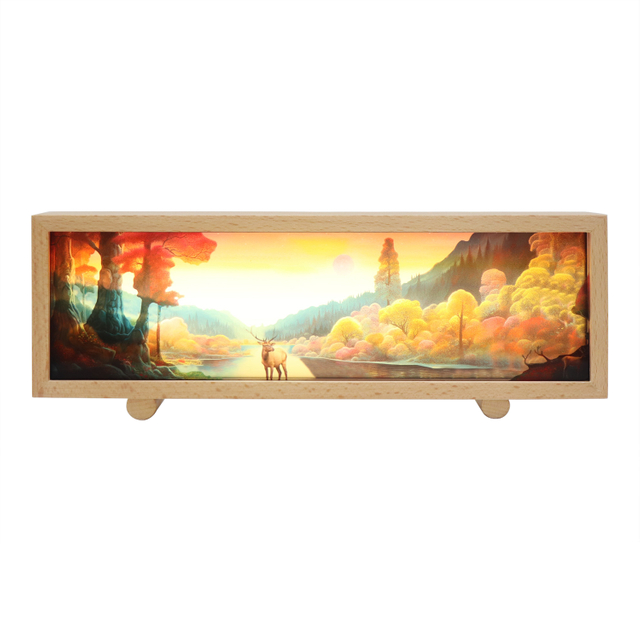 Caja de luz LED táctil de lámpara acrílica de diseño personalizado