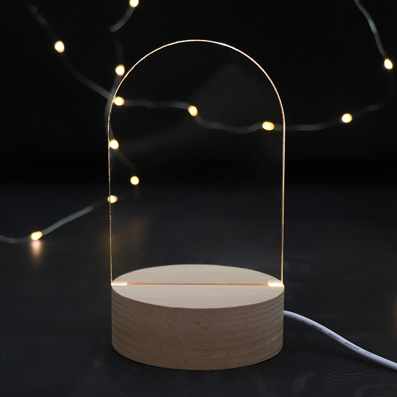 Arch Shape Diy Acrílico Night Light