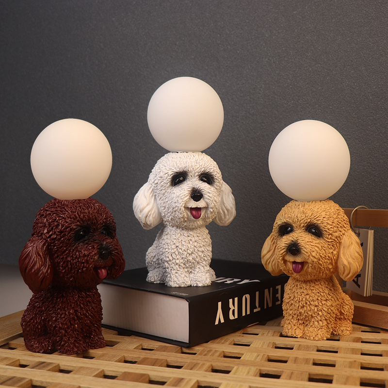 Lámpara de cama para perros de mascota