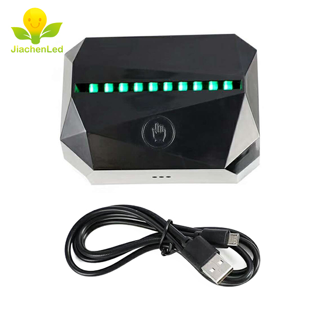 Control remoto Base de lámpara LED recargable negra para acrílico