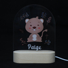 Lindos animales acrílico UV Night Light 