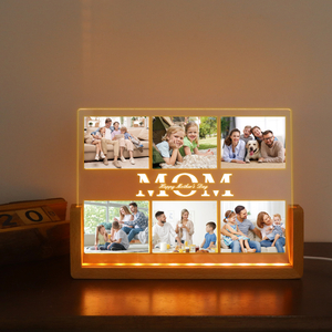 Foto personalizada U Forma A acrílico LED Foto Frame Light