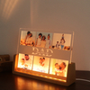 Foto personalizada U Forma A acrílico LED Foto Frame Light