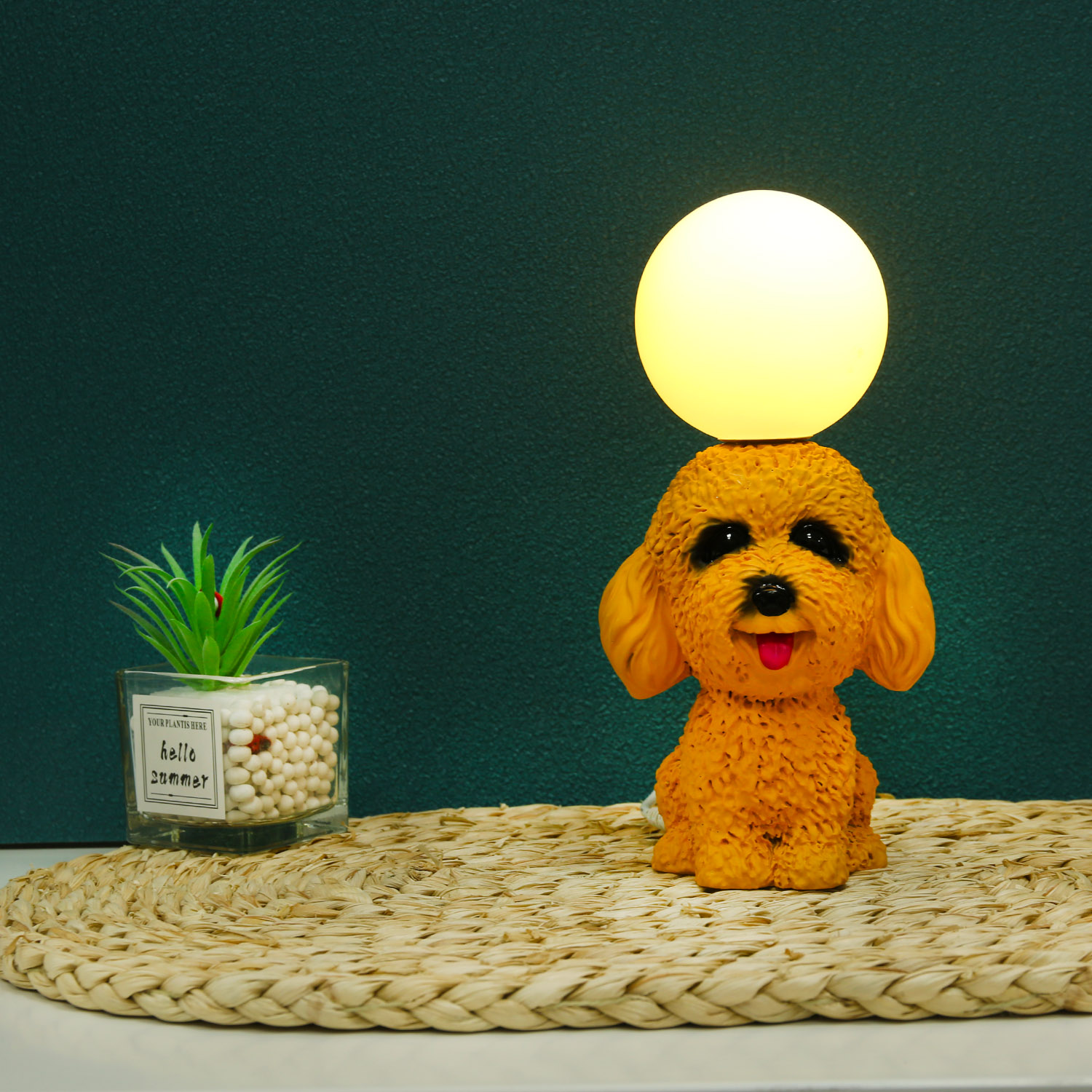 Lámpara de cama para perros de mascota