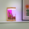 RGB 7 colores Planta LED de madera Luz de cultivo 