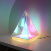 Lámpara LED acrílica de ilusión 3D en forma de triángulo