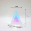 Lámpara LED acrílica de ilusión 3D en forma de triángulo