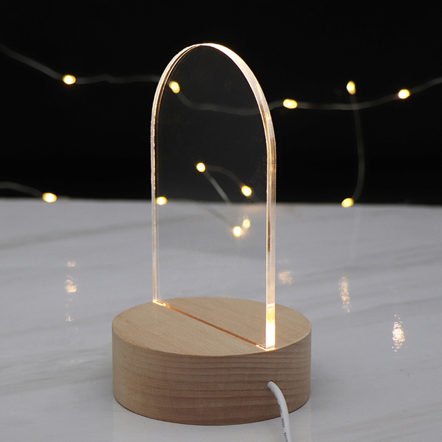 Arch Shape Diy Acrílico Night Light