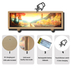 Caja de luz acrílica de lámpara nocturna recargable de diseño personalizado con interruptor táctil